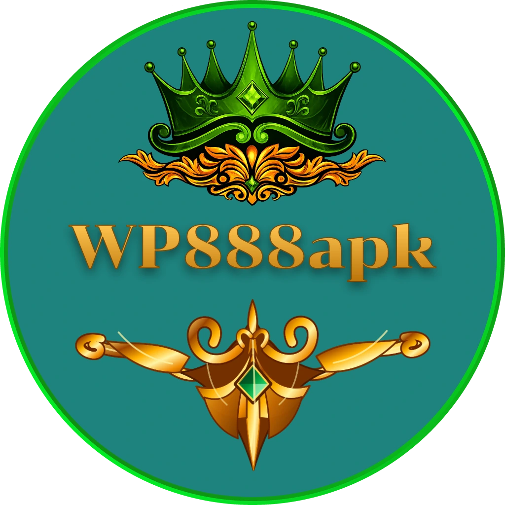 Elegant live casino dealer in a red dress presenting a roulette table with vibrant casino lights on the WP888apk platform for players in Indonesia